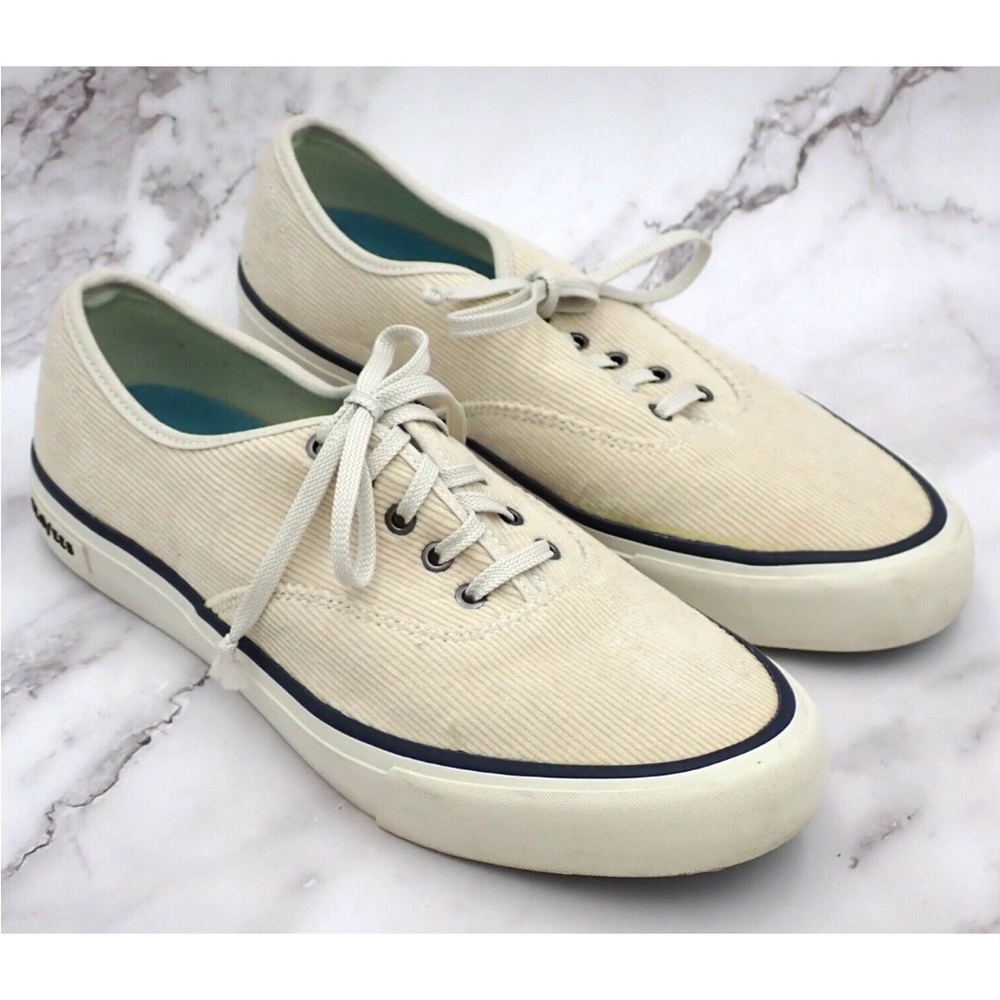 SeaVees Legend Cordies Corduroy Sneakers Beige casual Shoes Size 11